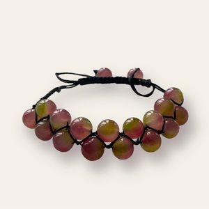 Watermelon Stone Hand Made Bracelet